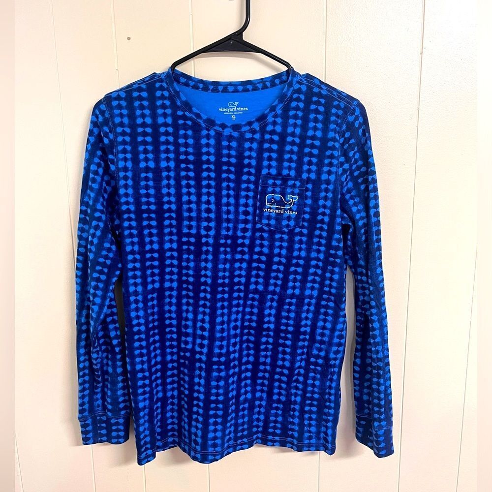 Vineyard Vines Girl Tie Dye Long Sleeve Shirt Sz XL 16